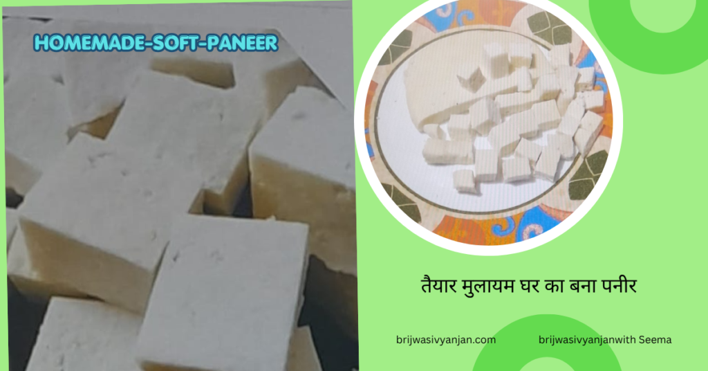 homemade soft paneer